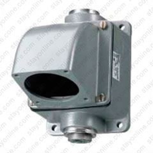 Hubbell MB601008W Back Box UL 1686 Pin and Sleeve 60/100A 2 Inch NPT