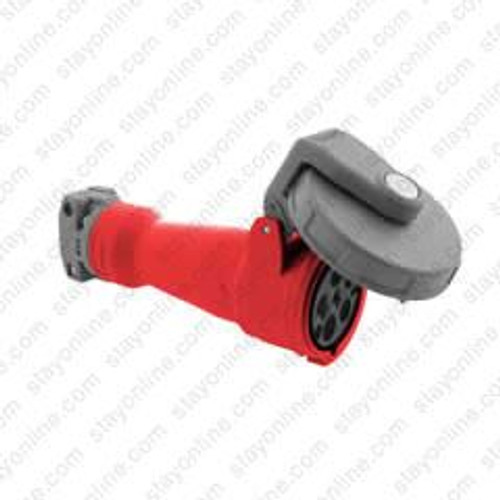 Hubbell HBL560C6W AC Connector IEC60309 560C6W Female IEC 309 Pin & Sleeve 60/63A - Dual Rated to Support 563C6W