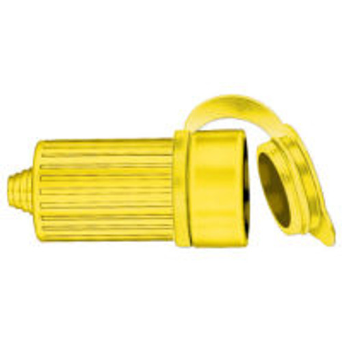 Hubbell HBL60CM18 Cover for Straight Blade Connector to a Cord Yellow