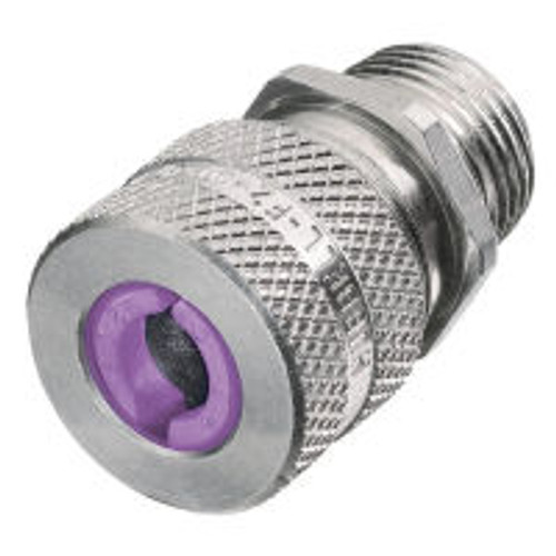 Hubbell SHC1042 Cord Connector 1 Inch Thread .75-.88 Diameter Aluminum