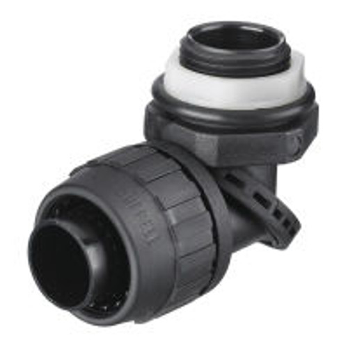 Hubbell PS0759NBK Non-metallic liquidtight Conduit Fitting Multi-Angle 3/4 Inch Black