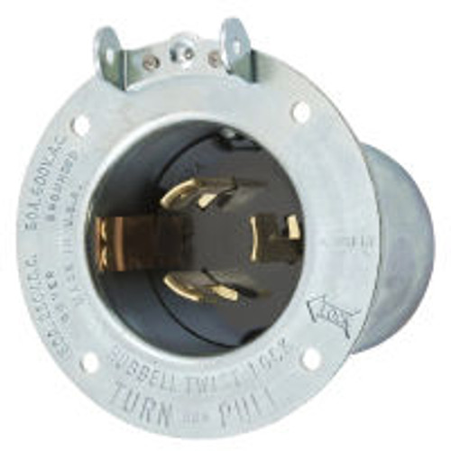 Hubbell HBL7968 AC Inlet Non NEMA 50 Amp 600 Volt Male