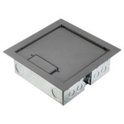Hubbell AFB401GNT Box Raised Floor 4 Gang Shallow Granite Lid