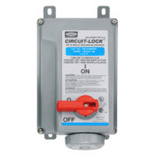 Hubbell HBL430MI9W Mechanical Interlock Enclosure for IEC 60309 Unfused