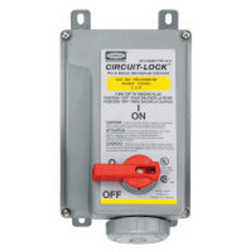 Hubbell HBL330MI4W Mechanical Interlock Enclosure for IEC 60309 Unfused