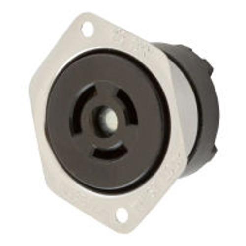 Hubbell HBL7557 AC Flanged Outlet Non NEMA 10A/250V 3 Wire