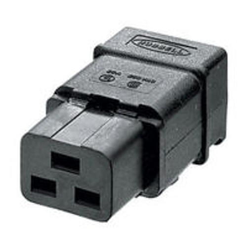 Hubbell H320C AC Connector IEC60320 C19 Female 20 Amp Straight Entry UL