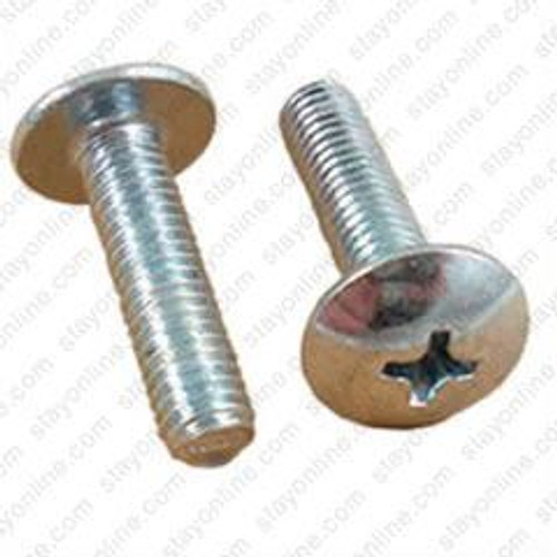 DataFig DFSC10321ZI.75 10-32 3/4 inch Phillips Head Rack Screw w/ Washer - 1 Piece, Zinc