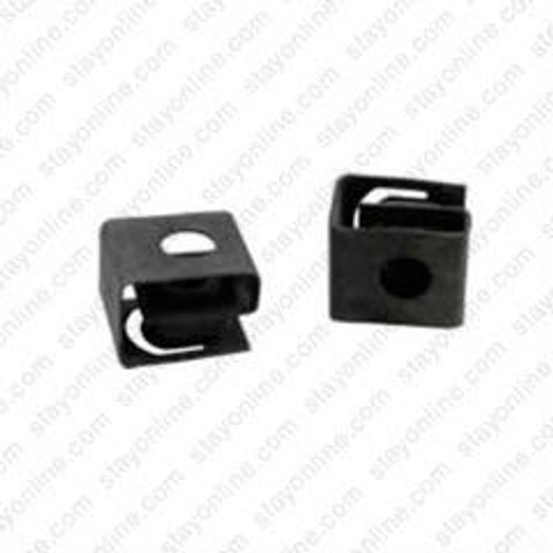 DataFig DFCN1224SL1B 12-24 Slide On Cage Nut (1 piece) for Round Hole Punched Rack Rails - Black
