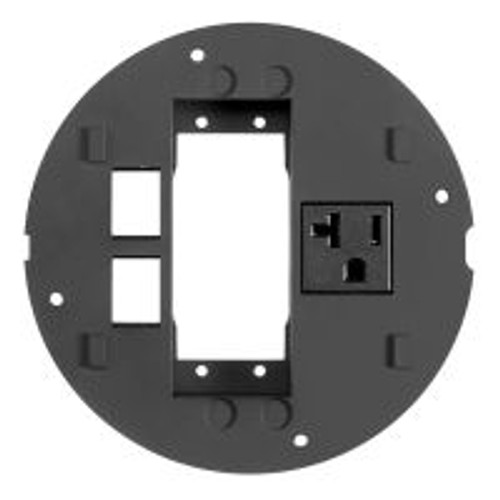 Hubbell S1SPEXT4 SystemOne Sub-Plate Extron MAAP + Power