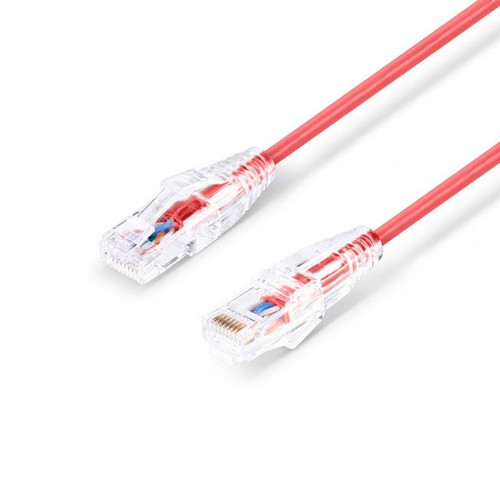 10ft (3m) Cat6 Snagless Unshielded (UTP) PVC CM Slim Ethernet Network Patch
Cable, Red 10ft (3m) Cat6 Snagless Unshielded (UTP) PVC CM Slim Ethernet Network Patch
Cable, Red