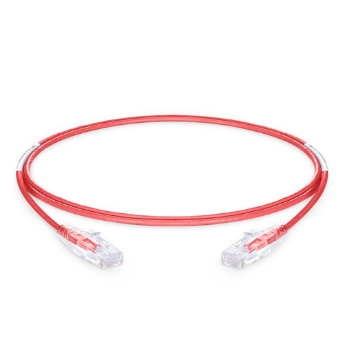 4ft (1.2m) Cat6 Snagless Unshielded (UTP) PVC CM Slim Ethernet Network Patch
Cable, Red 4ft (1.2m) Cat6 Snagless Unshielded (UTP) PVC CM Slim Ethernet Network Patch
Cable, Red