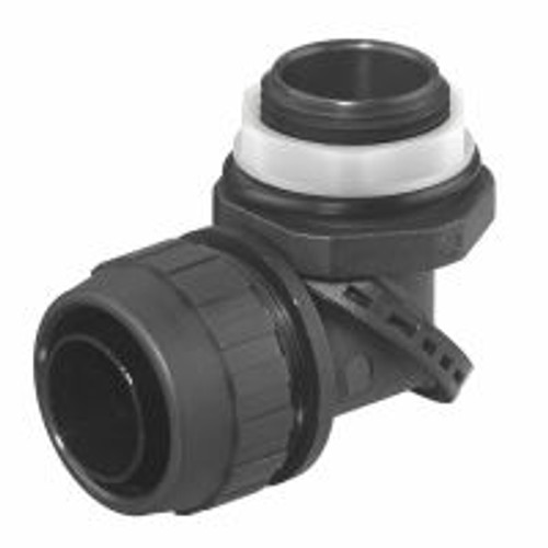 Hubbell PS1009NBK Non-metallic liquidtight Conduit Fitting Multi-Angle 1 Inch Black