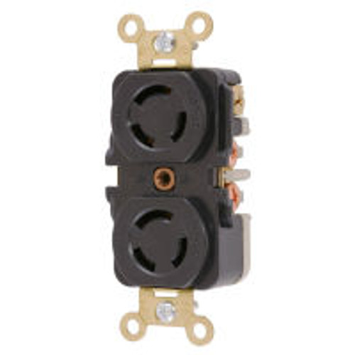 Hubbell HBL7580 AC Receptacle Non-NEMA Duplex 10A/250V 3 Wire