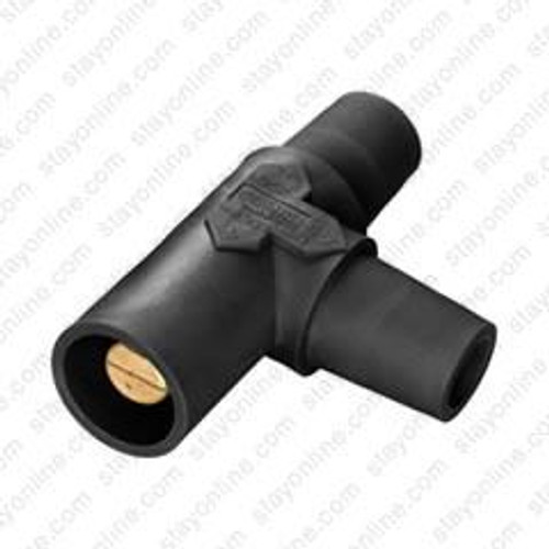 Single Pole 400A T F-F-M Black Block Plug Adapter