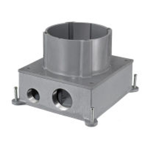 Hubbell S1CFB SystemOne Concrete Floor Box Cast Iron
