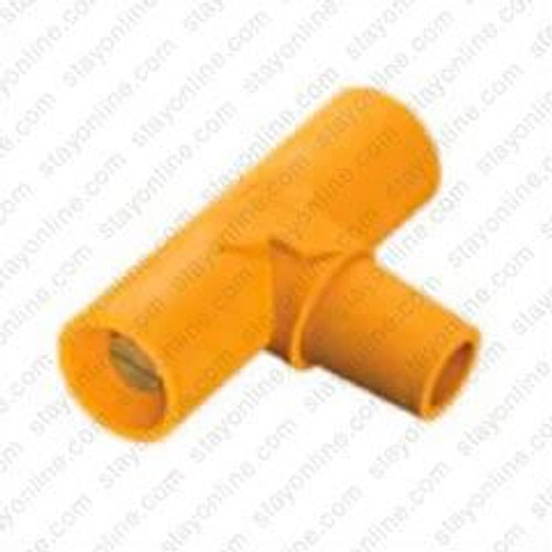 Hubbell HBLPTO Single Pole 400A T F-M-M Orange - Block Plug Adapter