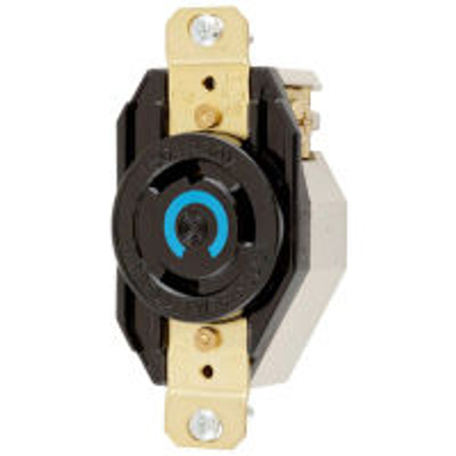 Hubbell HBL2620 AC Receptacle NEMA L6-30 Female Black 30A/250V