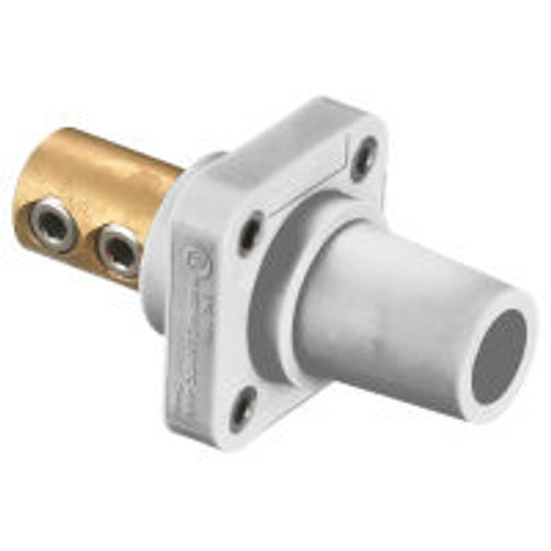 Hubbell HBLFRW Receptacle 300/400a 4-4/0 White Double Set Screw Through Hole Mounting