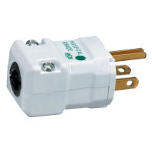 Hubbell HBL8464V AC Plug NEMA 6-20 HG Male Valise White