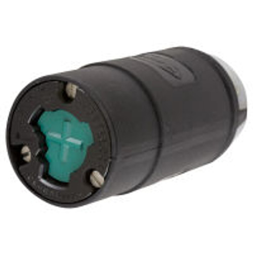 HUBBELL HBL23032B AC Connector Non NEMA 20a 3wire 125v