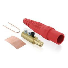 Leviton 16D24-UR AC Plug Single Pole 400A (2/0-4/0) Red