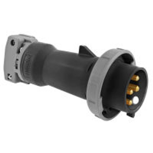 HUBBELL HBL460P5W AC Plug 3P4W, 60A/600V IEC60309 Male Pin & Sleeve