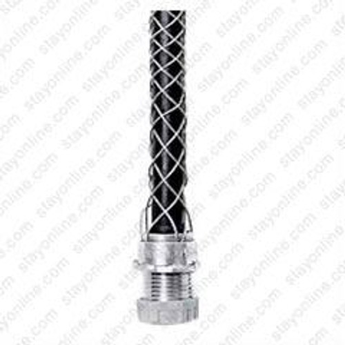 Hubbell 073031212 Strain Relief Dustight Grip 1 1/2 Inch Thread 1.25-1.50" Inch Cable Insulated