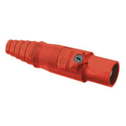 Hubbell HBL400MR AC Plug Single Pole 400A (2/0-4/0) Red