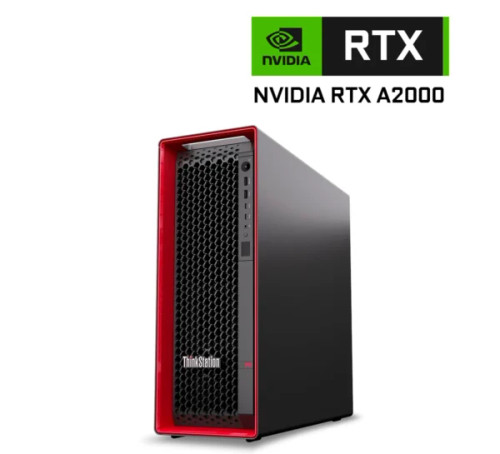 Lenovo - ThinkStation P5 Tower - Xeon W3-2423, RTX A2000 12GB, 32GB RAM, 1TB & 2TB SSD M.2