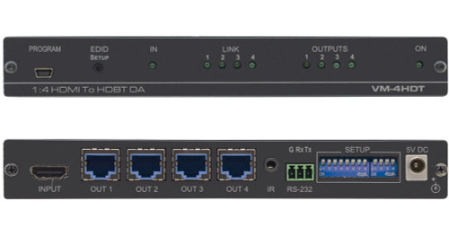 Kramer - KRVM3HDT - 1:3+1 4K60 HDMI to Long-Range HDBaseT Distribution Amplifier