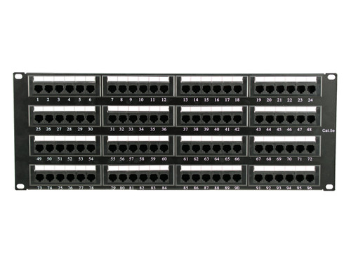 ICC - ATSBL10220-C5 - 96-Port Cat5e Patch Panel, 4U