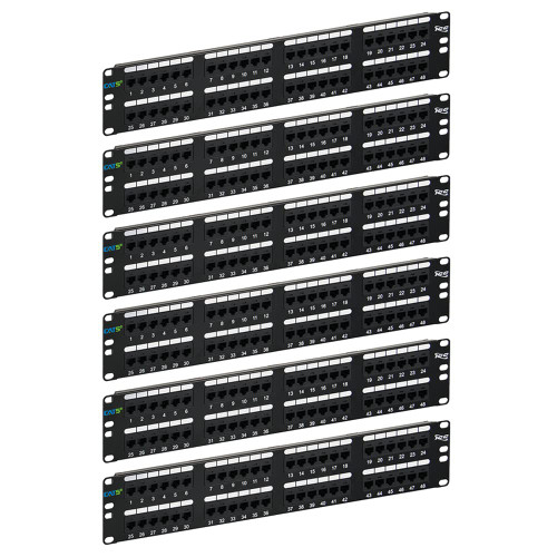 ICC - ICMPP0725E - 72-Port Cat5e Patch Panel, 2U