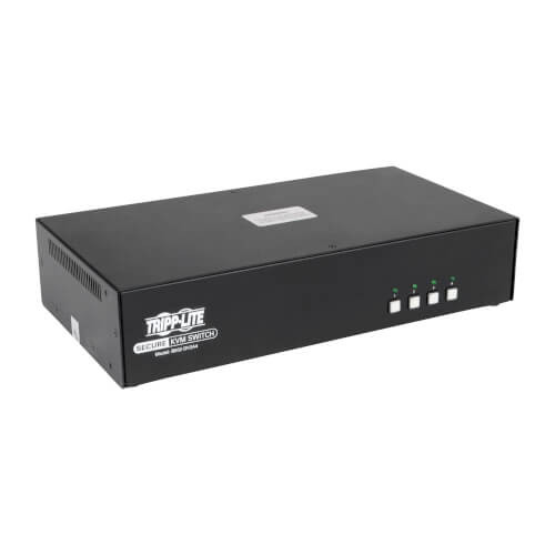Tripp Lite - B002-DV2A4 - Secure 4-Port Dual-Monitor DVI KVM Switch