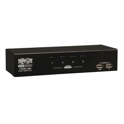 Tripp Lite - B006-VU4-R - 4-Port Desktop USB KVM Switch