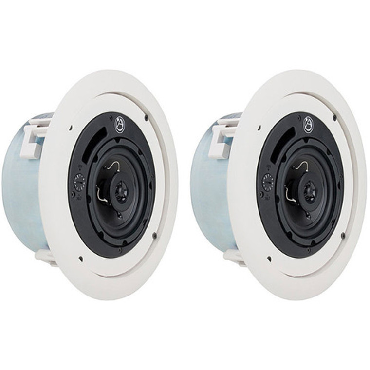 Atlas Sound FAP42TC Strategy II 4" 16W Coaxial Low Profile Ceiling System (Pair)