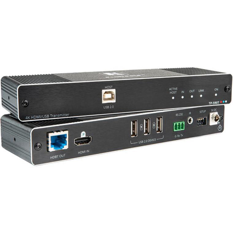 Kramer 4K60 4:2:0 HDMI Receiver with USB, RS-232 & IR over Long-Reach HDBaseT 2.0