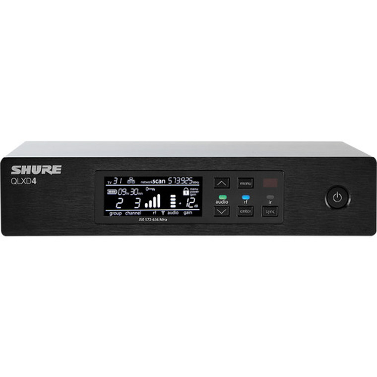 Shure QLXD4 Digital Wireless Receiver (H50: 534 to 598 MHz)