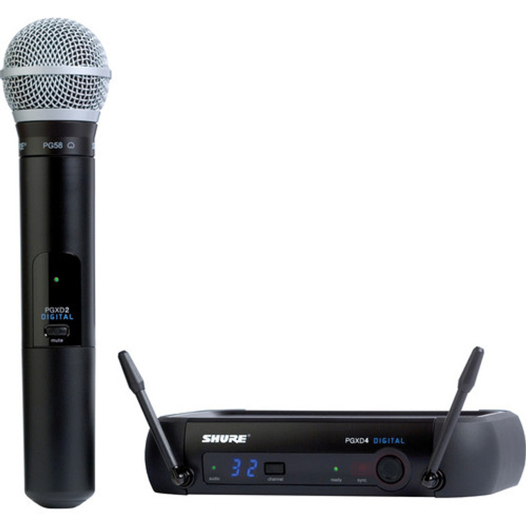 Shure PGXD24/PG58 Digital Wireless Handheld Microphone System