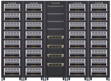 Supermicro 48U 1200mm GPU Rack - High-Density Server Cabinet