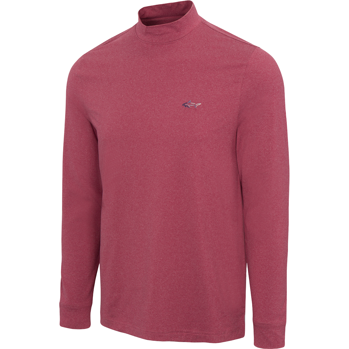 Signature Shark Long Sleeve Mock - Greg Norman Collection
