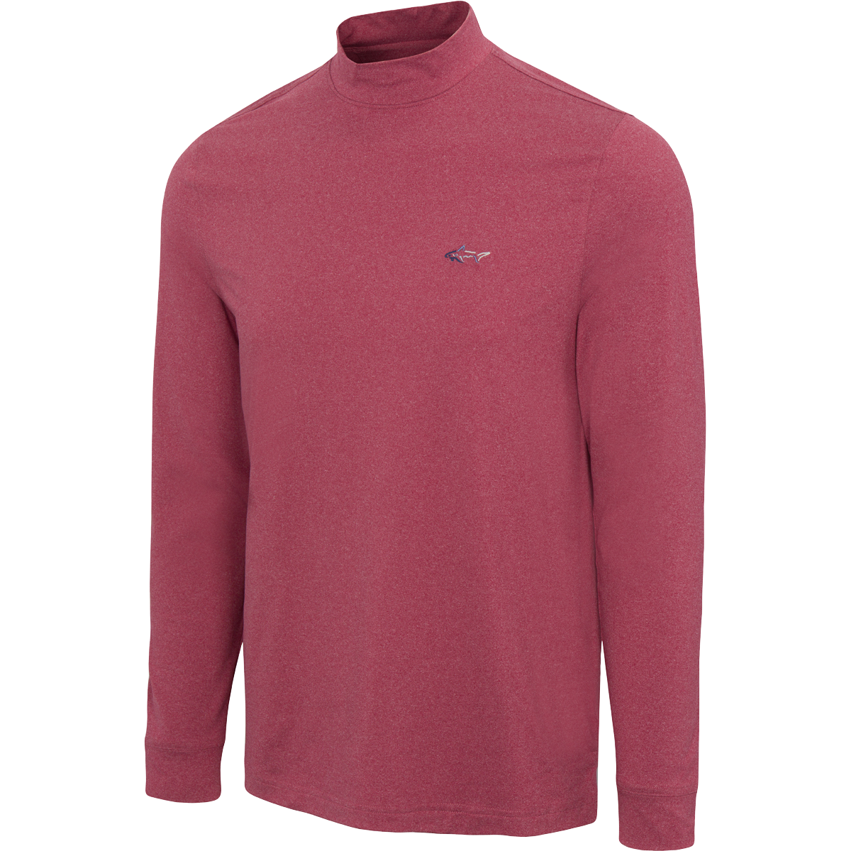 Signature Shark Long Sleeve Mock - Greg Norman Collection
