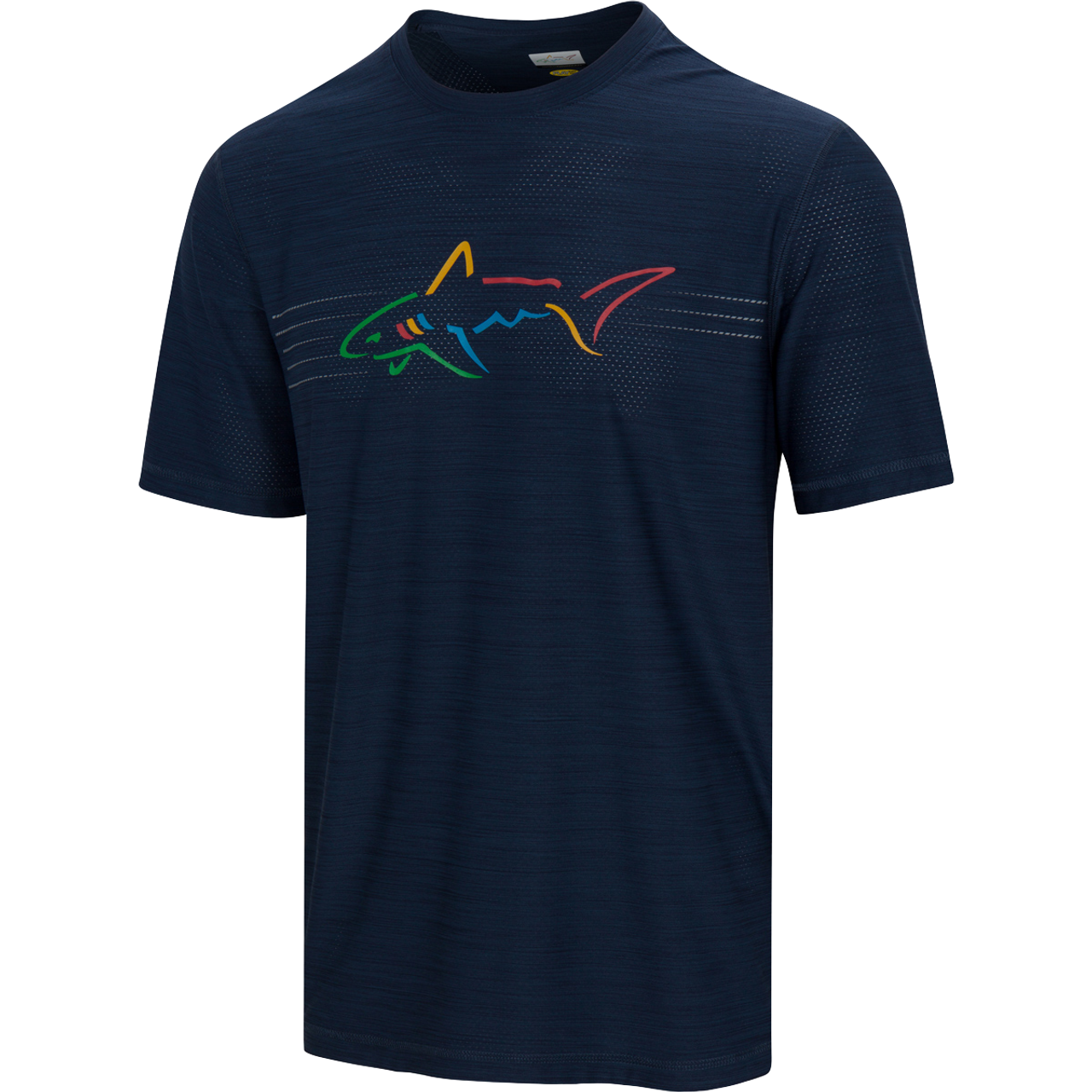 Fishing Shirt SS 464 Columbia Sports Wear Navy Mens