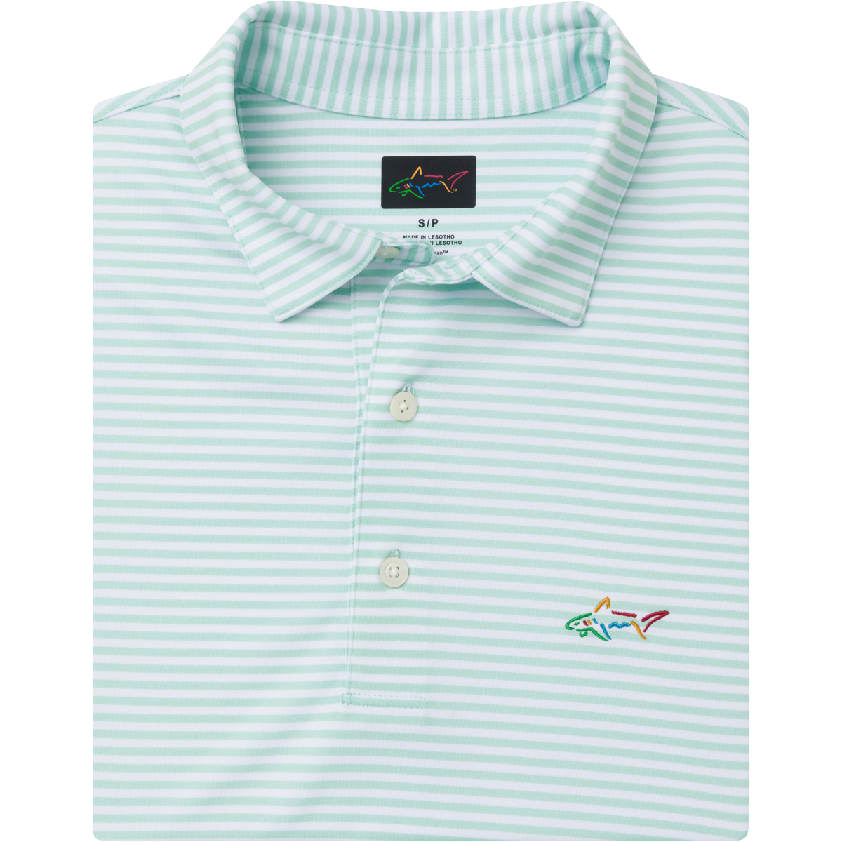 ML75 Classic Bar Stripe Shark Polo - Greg Norman Collection