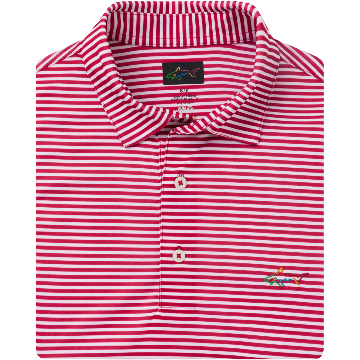ML75 Classic Bar Stripe Shark Polo - Greg Norman Collection