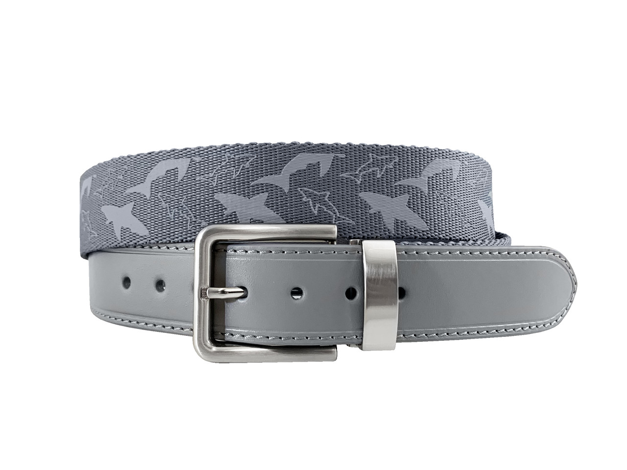 One-Size-Fits-All Shark Frenzy Belt - Greg Norman Collection
