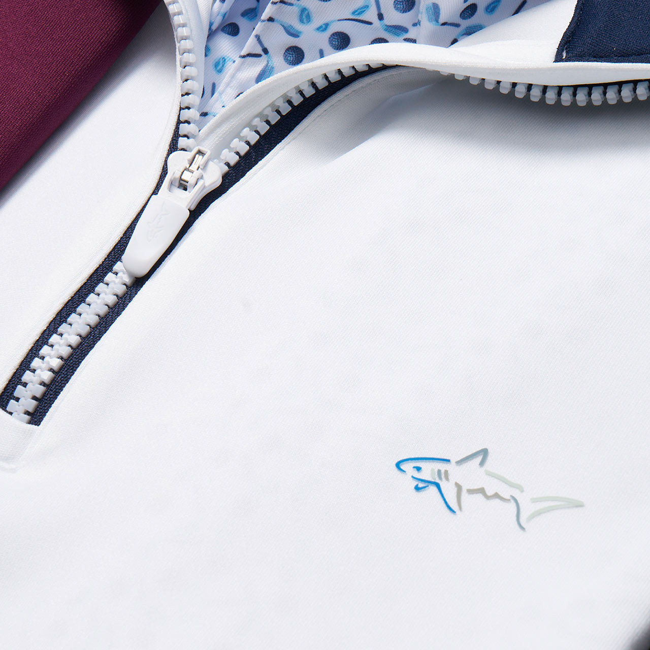 ゴルチェ　ノースリーブ Coastal Tech Quarter Zip - Greg Norman Collection