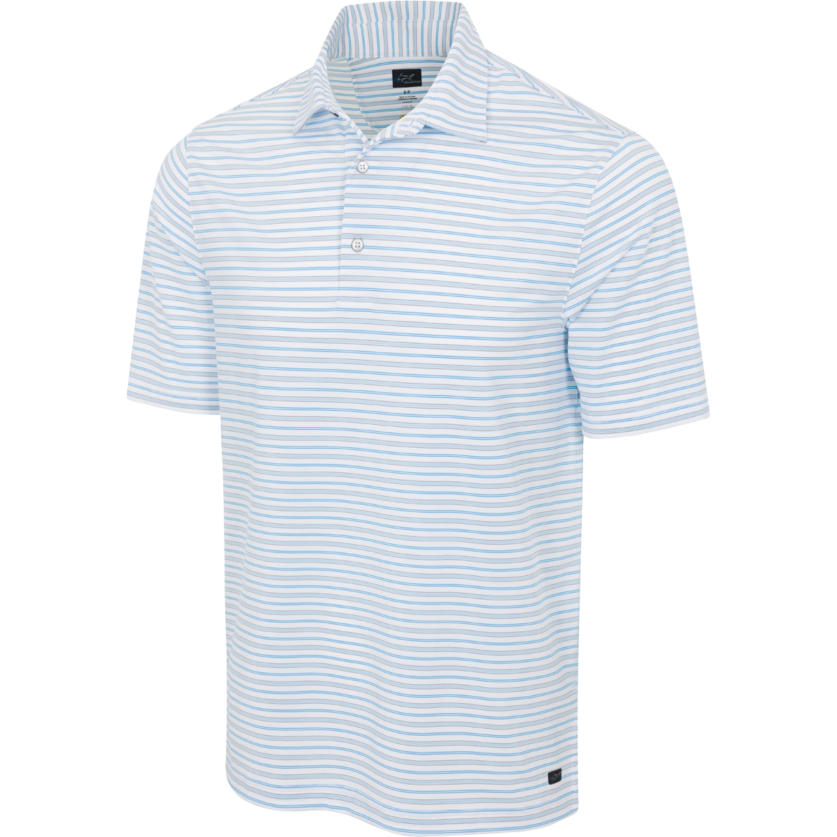 ML75 Stretch Days Off Stripe Polo - Greg Norman Collection