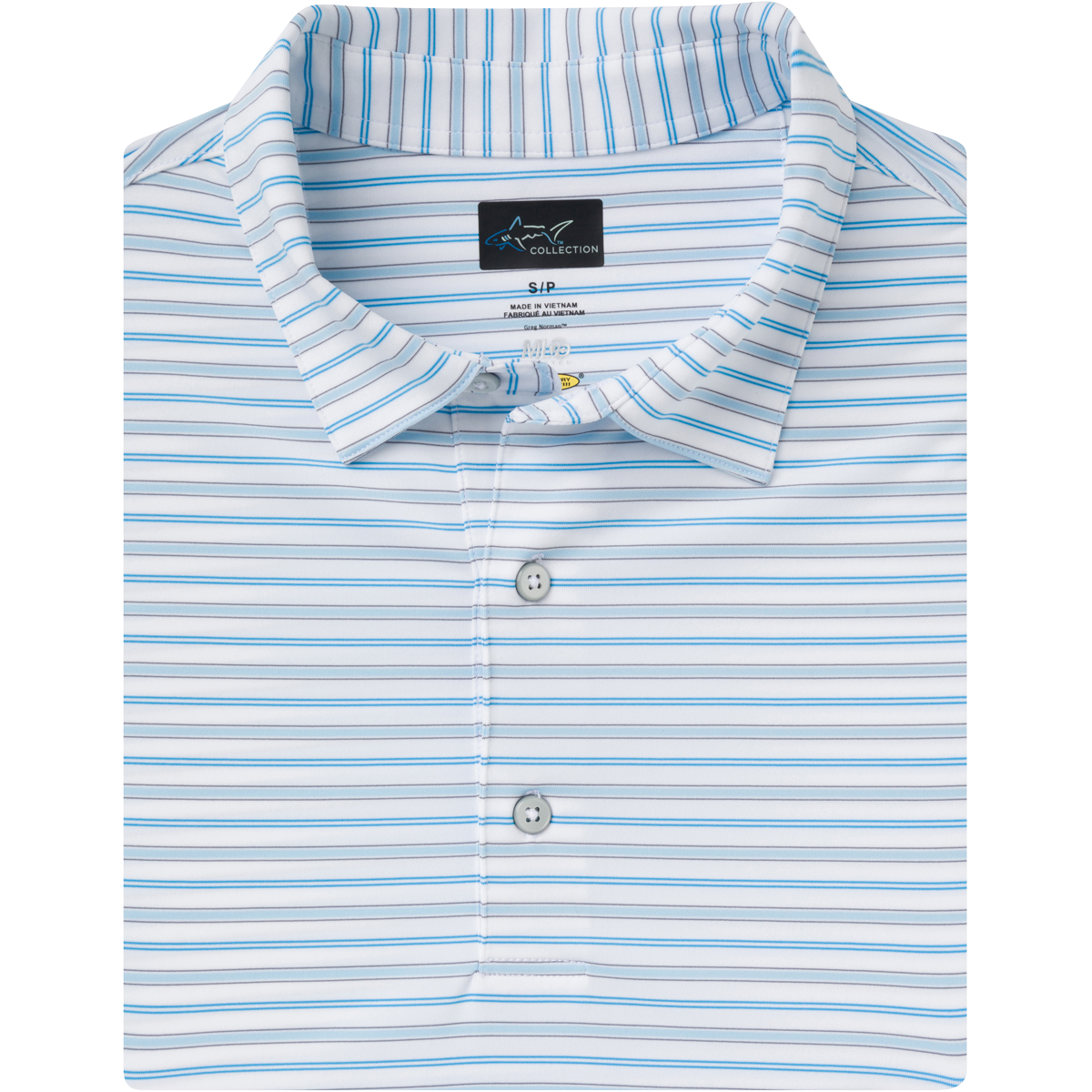 ML75 Stretch Days Off Stripe Polo - Greg Norman Collection