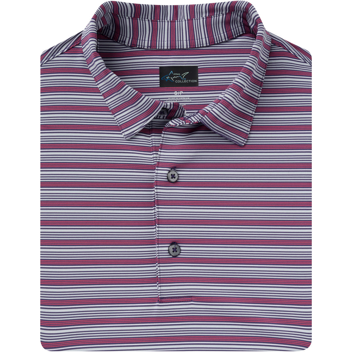ML75 Stretch Panorama Stripe Polo - Greg Norman Collection